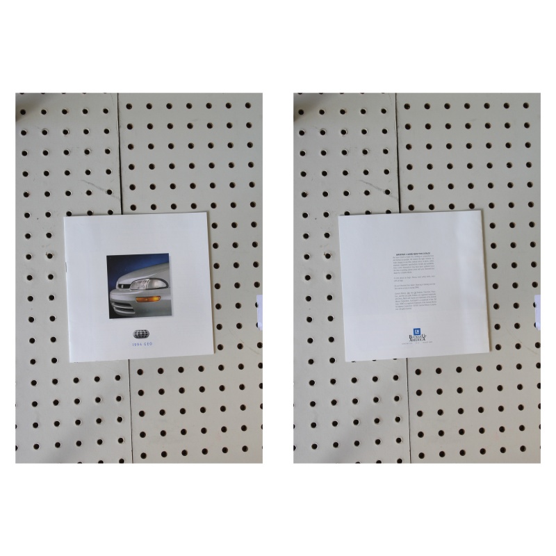 1994 Geo  Brochure Product Line-Up