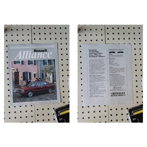1984 Renault Alliance Magazine Clipping