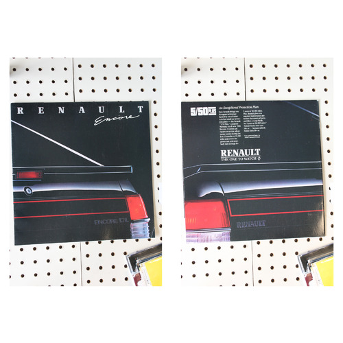 1986 Renault Encore Brochure  17 Pages