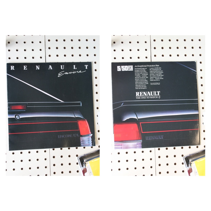 1986 Renault Encore Brochure  17 Pages