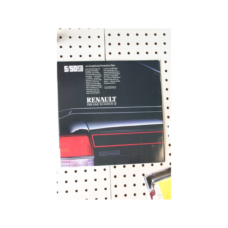 1986 Renault Encore Brochure  17 Pages