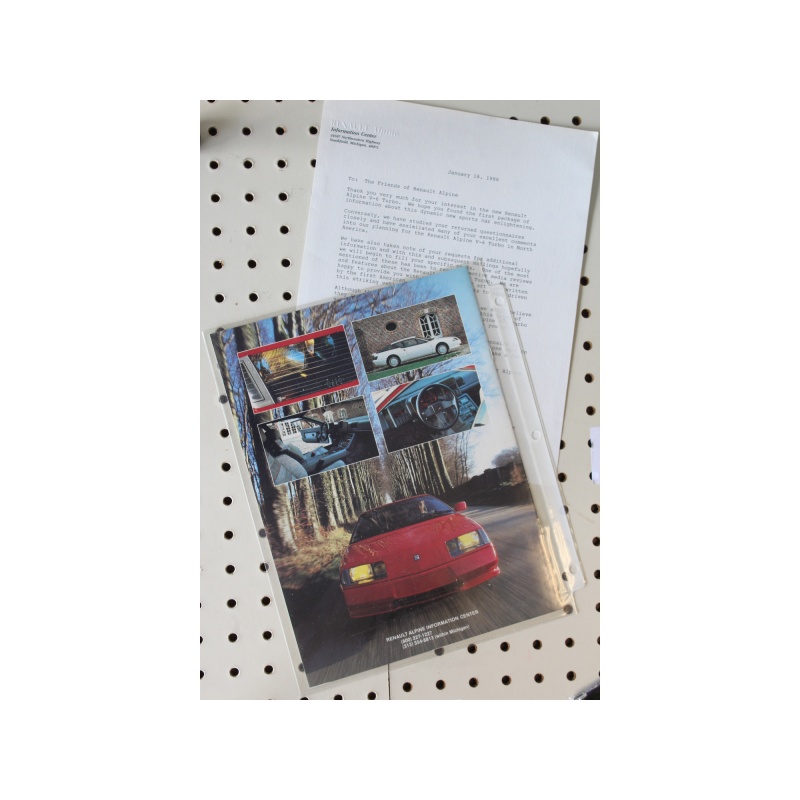 1986   Booklet Motor Trends Road & Track Playboy Exotic Cars with Letter