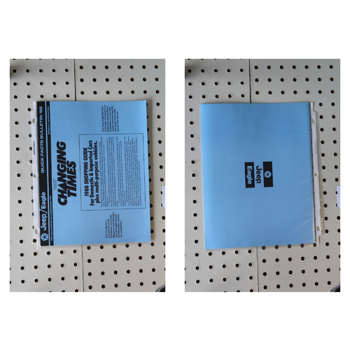 1988   Booklet Jeep Eagle Quick Facts Bulletin