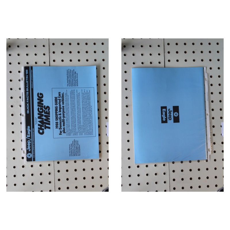 1988   Booklet Jeep Eagle Quick Facts Bulletin