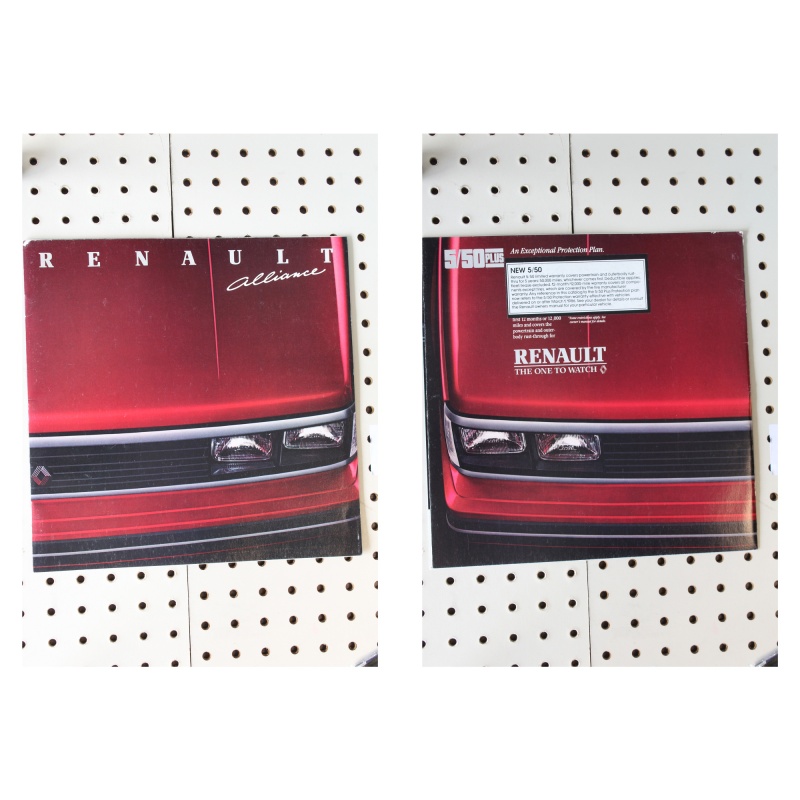 1986 Renault Alliance Brochure  21 Pages