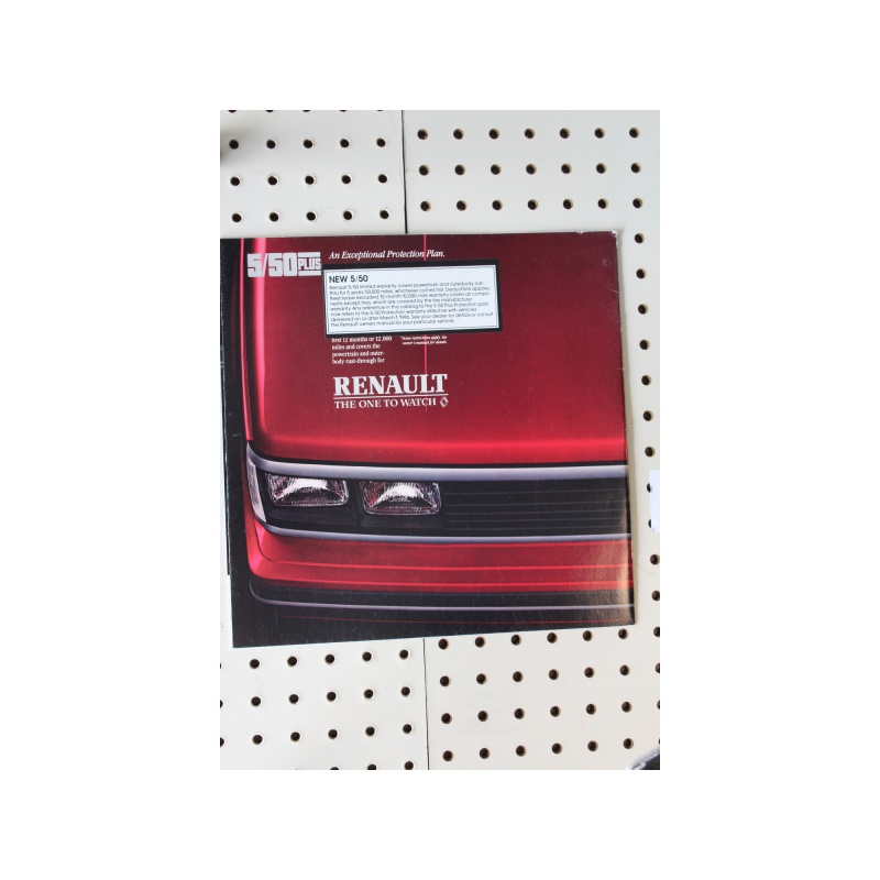 1986 Renault Alliance Brochure  21 Pages