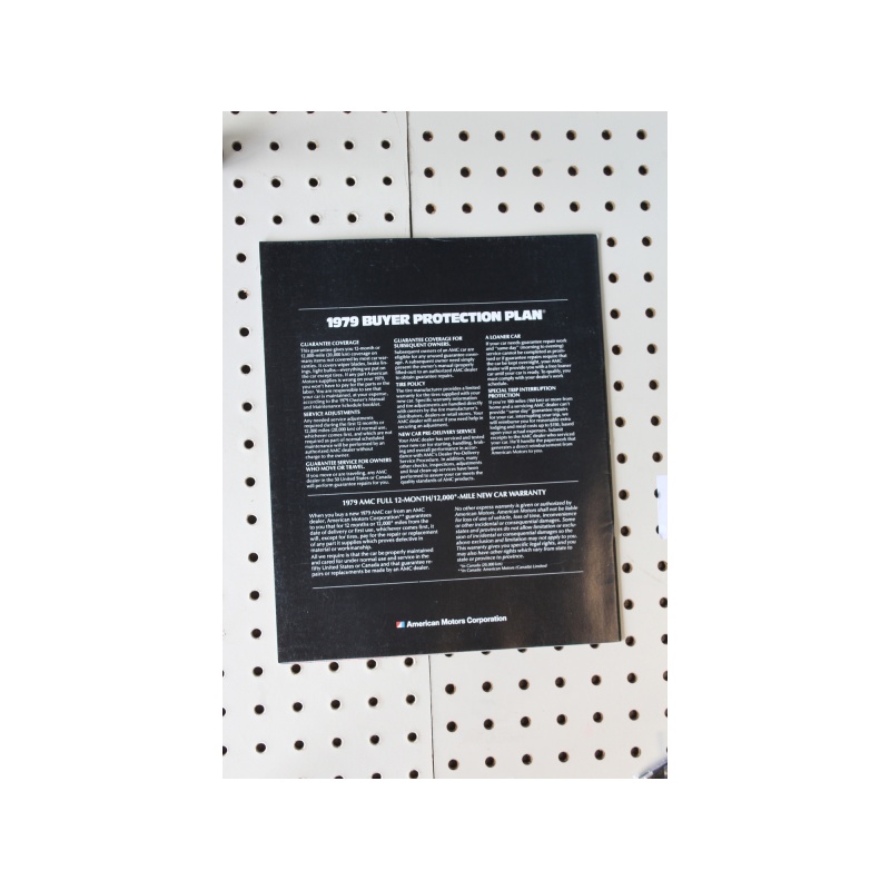 1979 AMC  Brochure Product Line-Up  23 Pages