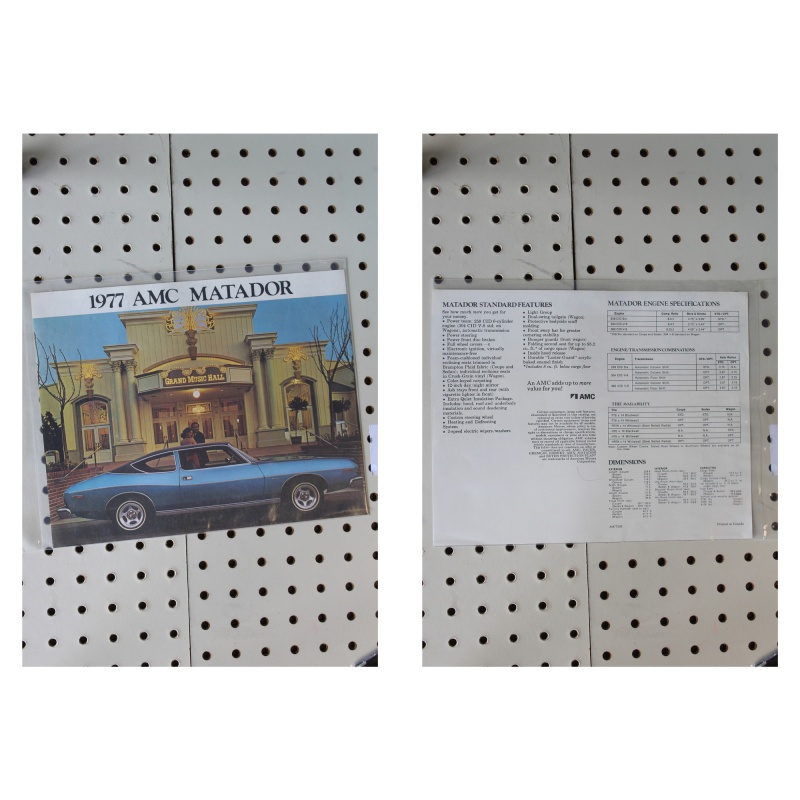 1977 AMC Matador Flyer(Single Page)