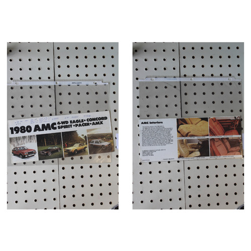 1980 AMC  Booklet Product Line-Up