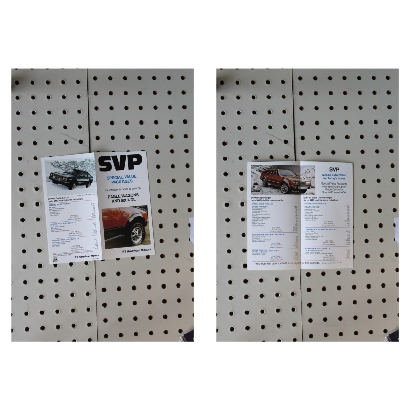 1983 Eagle  Flyer(Bifold) Wagons & SX 4 DL