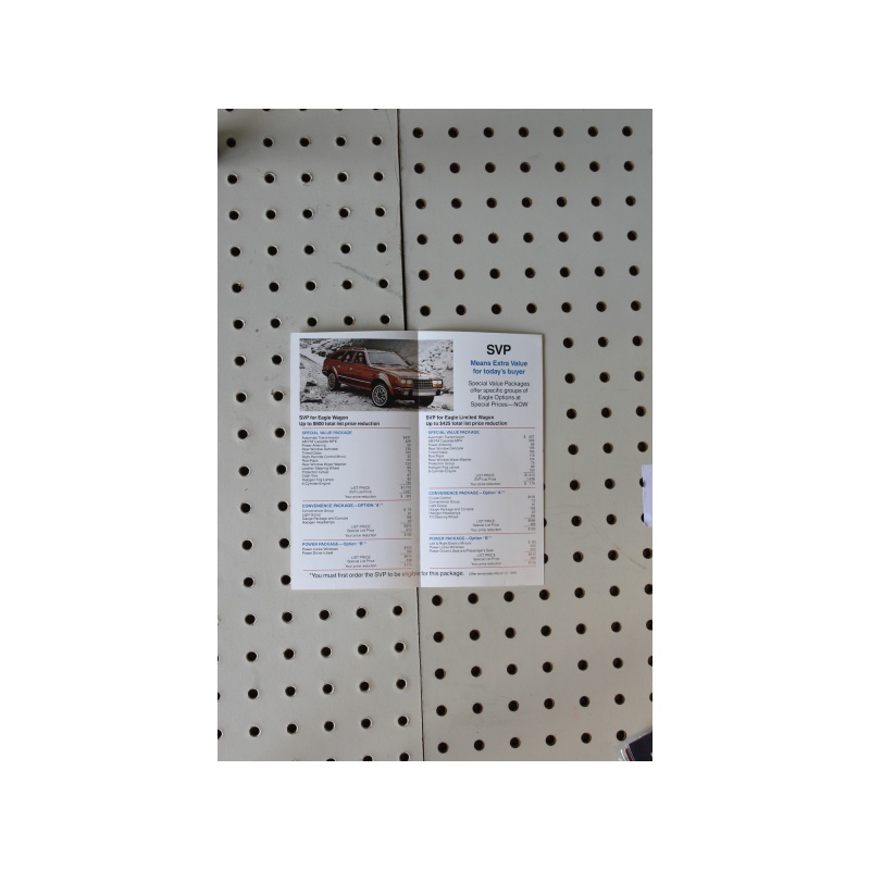 1983 Eagle  Flyer(Bifold) Wagons & SX 4 DL