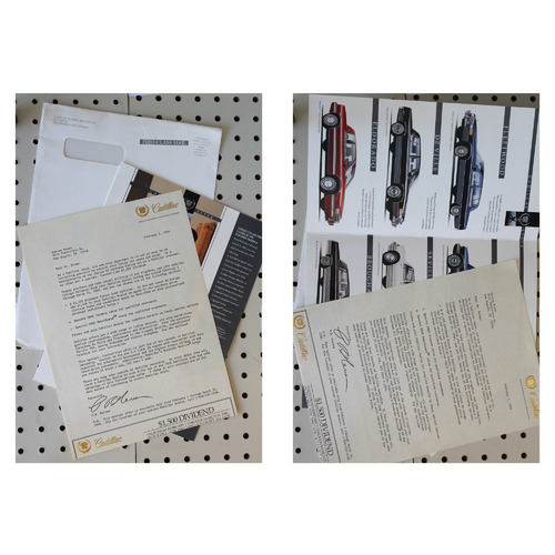 1990 Cadillac  Brochure Product Line-Up  with Letter