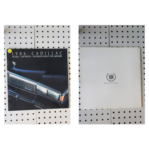 1986 Cadillac  Brochure Product Line-Up  32 Pages