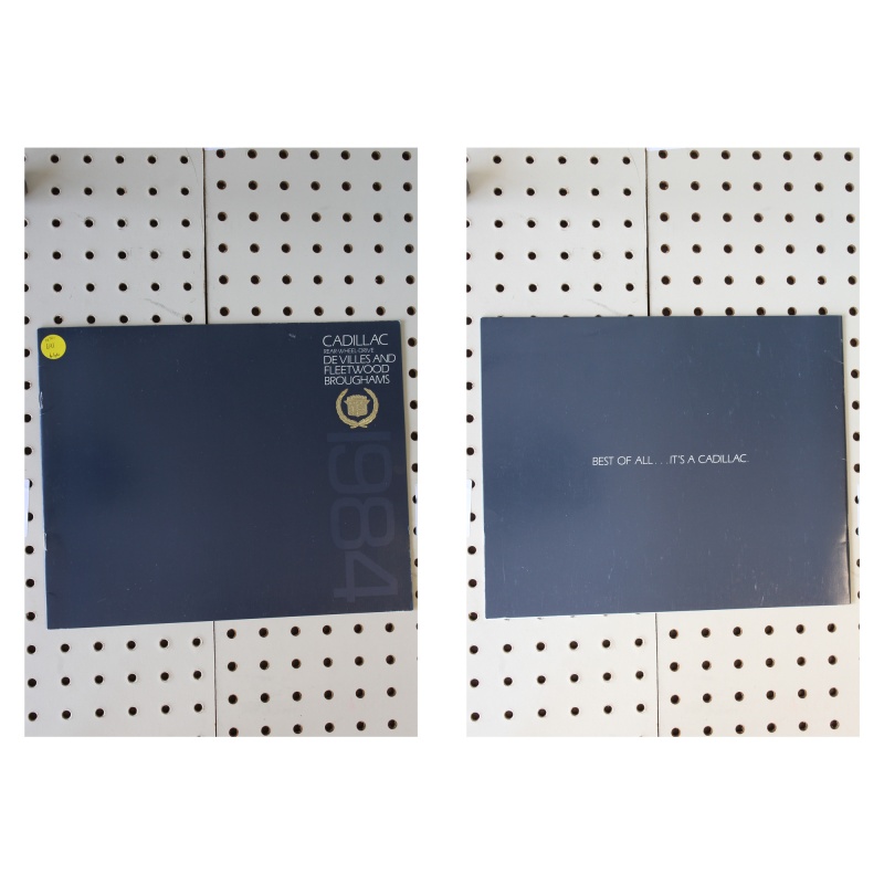 1984 Cadillac  Brochure Product Line-Up  16 Pages