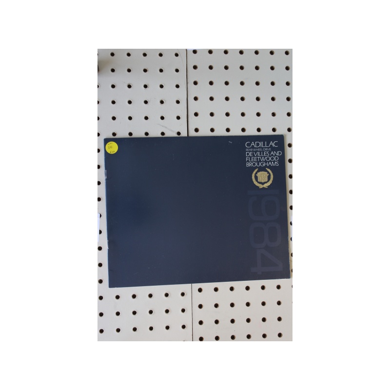 1984 Cadillac  Brochure Product Line-Up  16 Pages