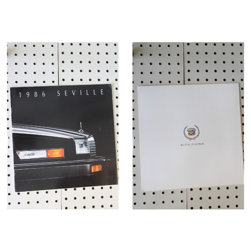 1986 Cadillac Seville Brochure  12 Pages