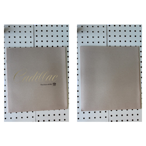 1976 Cadillac  Brochure DEALER BROCHURE "THE CHOICE OF 1976" ALL MODEL ACCESSORI