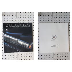 1986 Cadillac  Brochure Product Line-Up  32 Pages