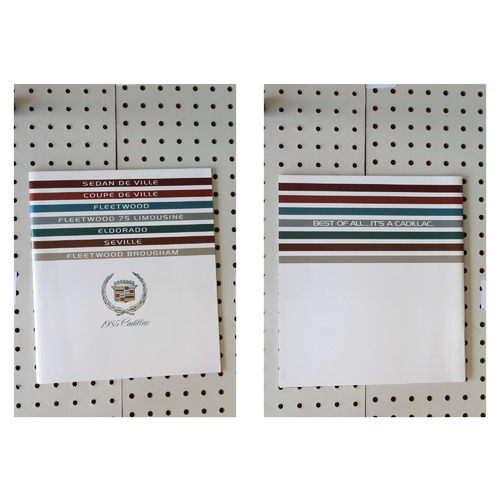 1985 Cadillac  Brochure Product Line-Up  56 Pages