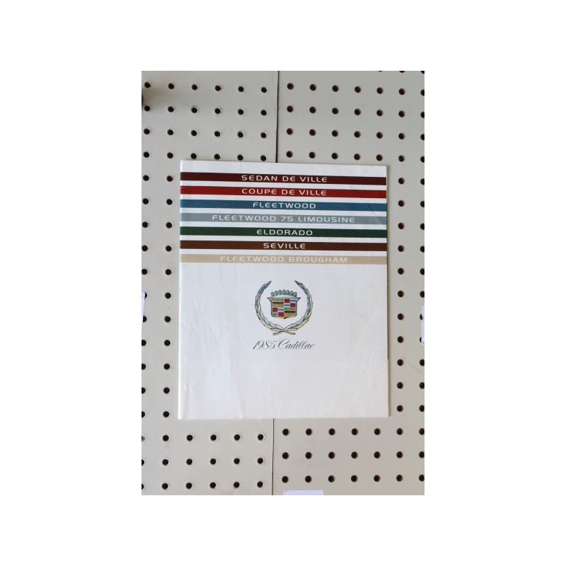 1985 Cadillac  Brochure Product Line-Up  23 Pages