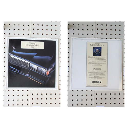 1986 Cadillac Fleetwood Brochure DeVille 11 Pages