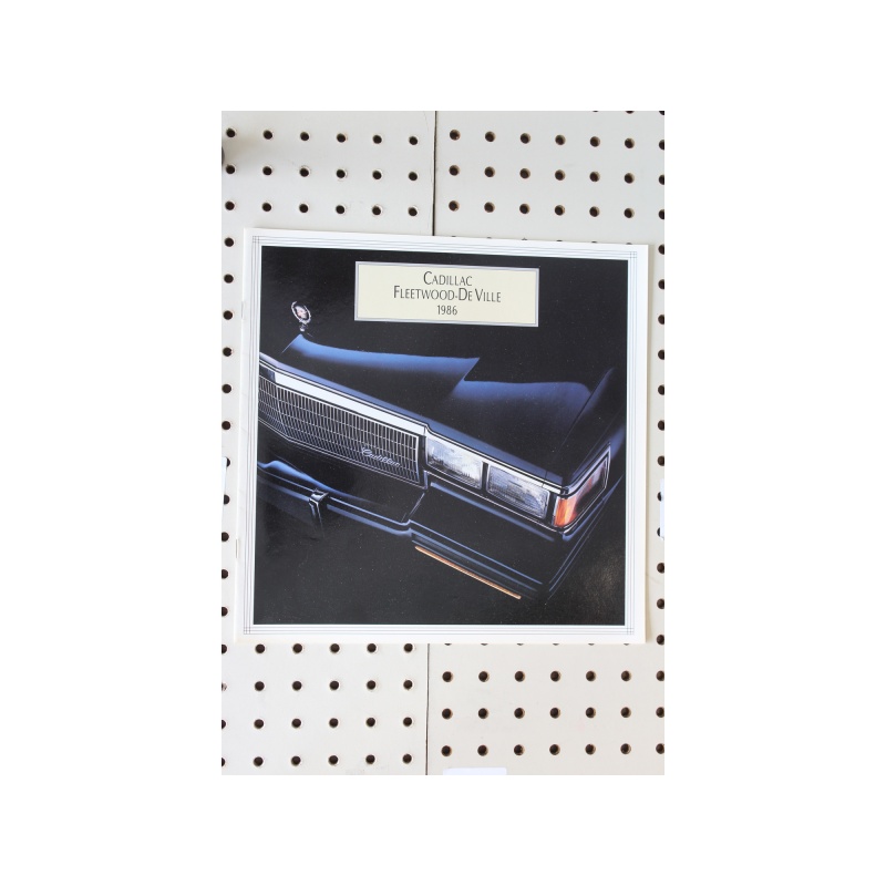 1986 Cadillac Fleetwood Brochure DeVille 11 Pages