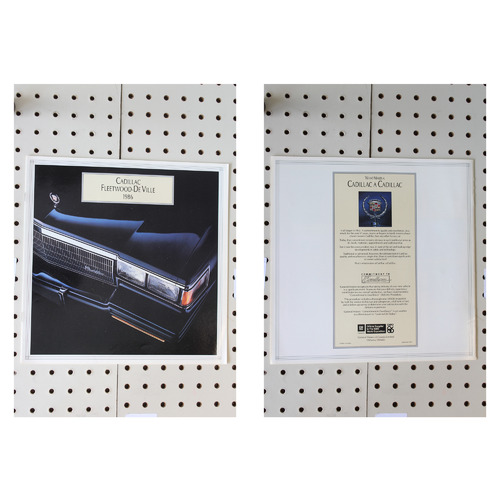 1986 Cadillac Fleetwood Brochure DeVille 11 Pages