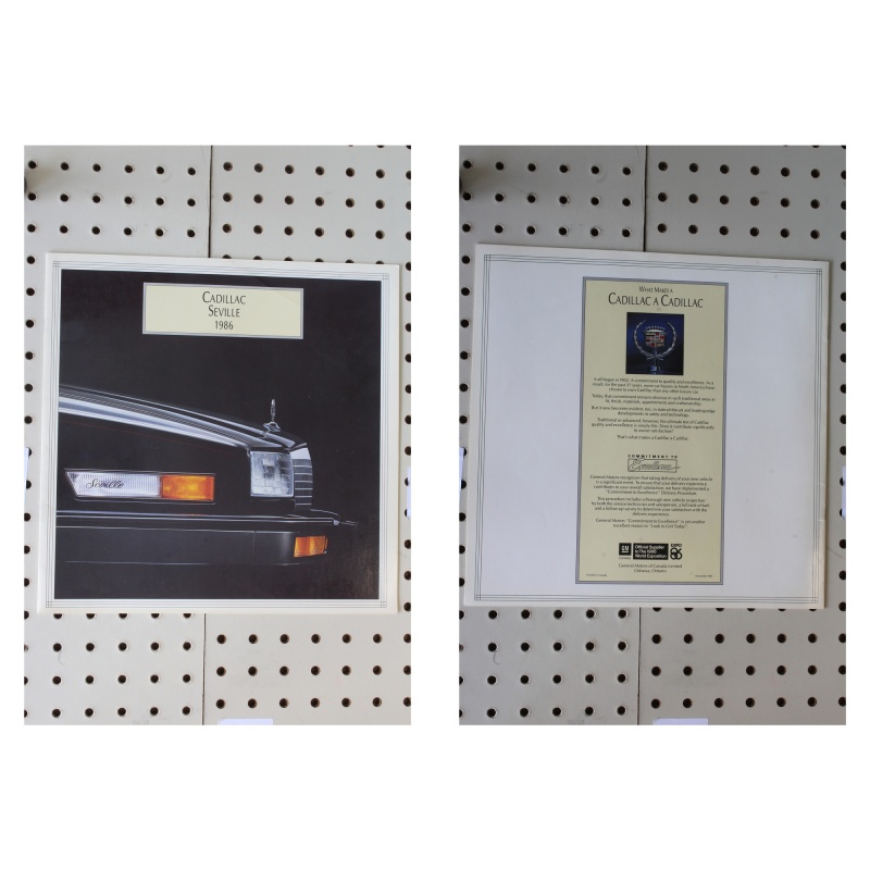 1986 Cadillac Seville Brochure  11 Pages