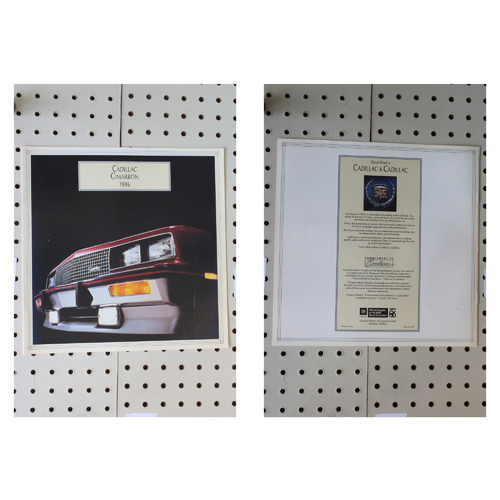 1986 Cadillac Cimarron Brochure  7 Pages
