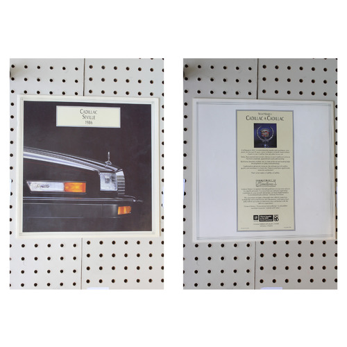 1986 Cadillac Seville Brochure  11 Pages