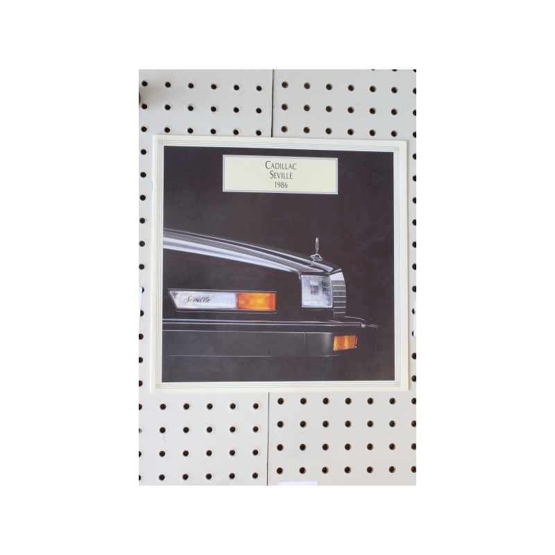1986 Cadillac Seville Brochure  11 Pages