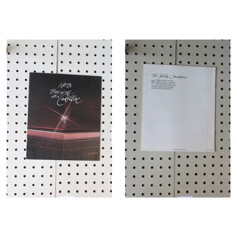 1983   Brochure Best of all its a cadillac Product Line-Up