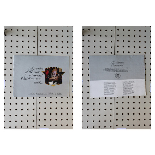 1980 Cadillac  Brochure Product Line-Up