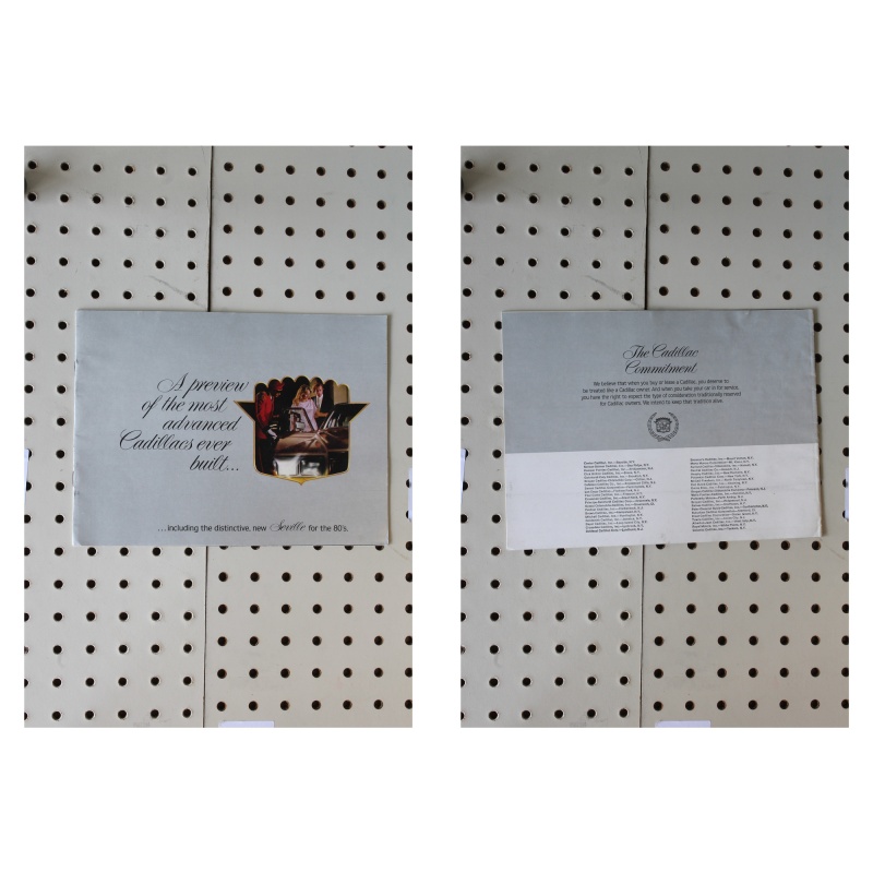 1980 Cadillac  Brochure Product Line-Up