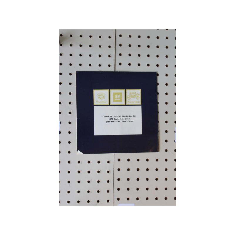 1979 Cadillac  Brochure Fisher Body sales brochure Eldorado Fleetwood Seville