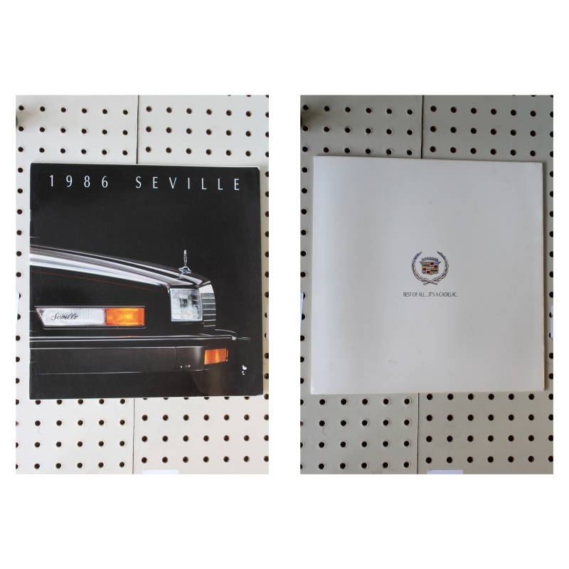 1986 Cadillac Seville Brochure  12 Pages