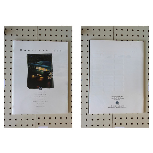 1995 Cadillac  Brochure Product Line-Up  68 Pages