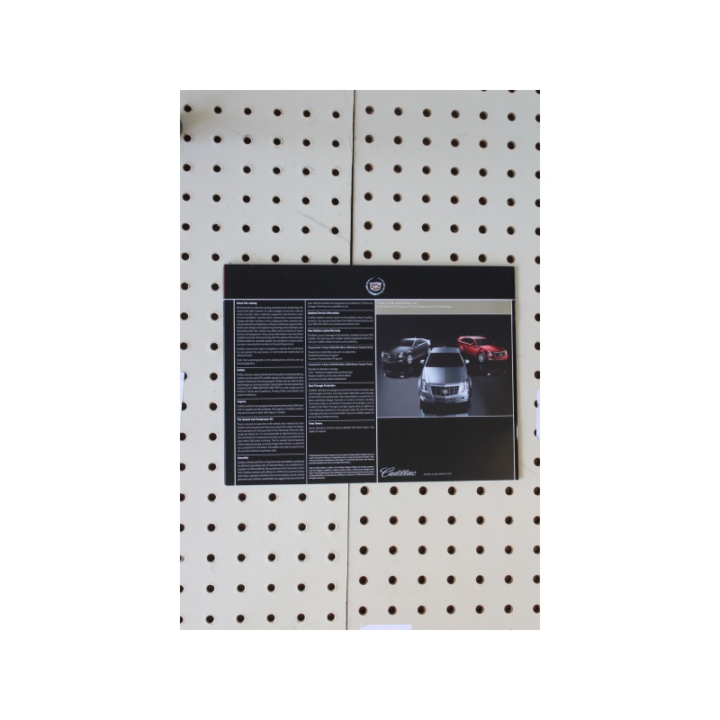 2011 Cadillac CTS Brochure  4 Pages