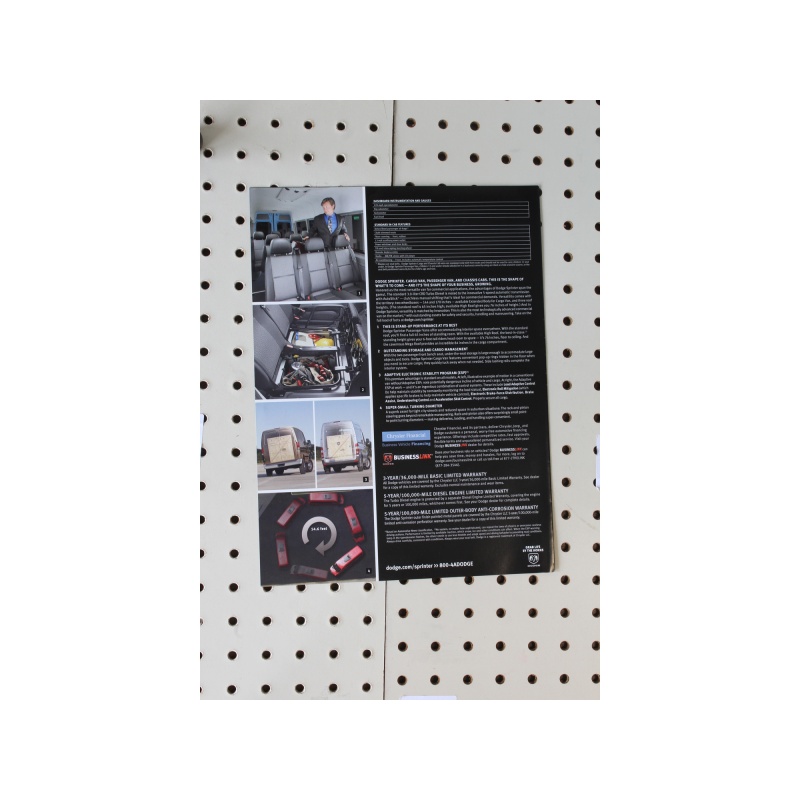 2009 Dodge  Flyer(Bifold) Commercial Sprinter Van