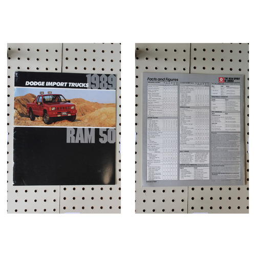 1989 Dodge  Brochure RAM Import Trucks