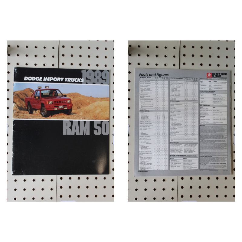 1989 Dodge  Brochure RAM Import Trucks