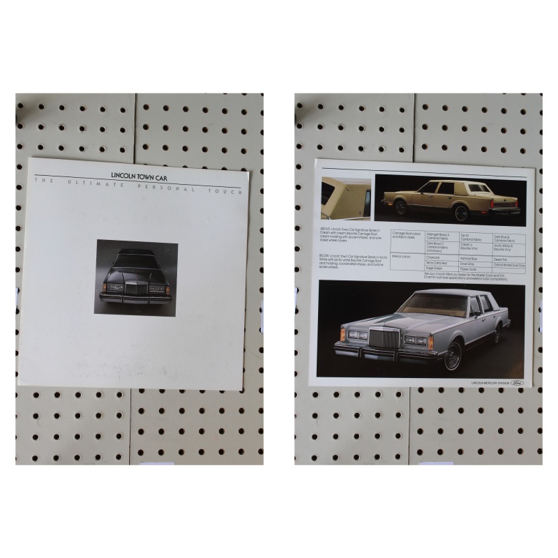 1984 Lincoln Town Car Flyer(Bifold)