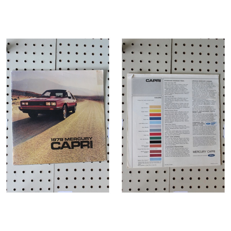 1979 Mercury Capri Brochure  15 Pages