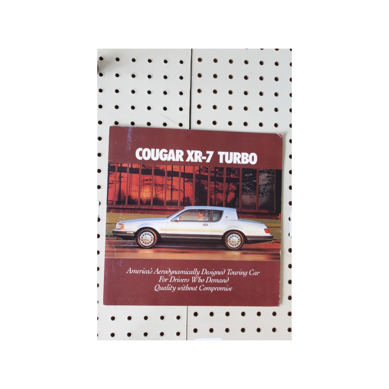 1984 Mercury Cougar Flyer(Bifold) XR-7 Turbo