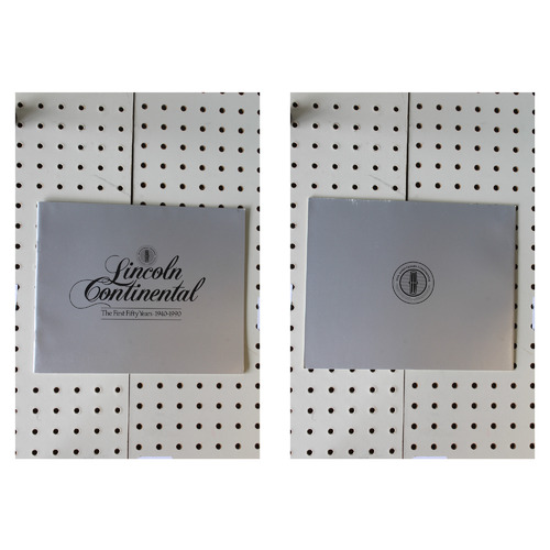 1990 Lincoln Continental Brochure First 50 Years 1940 - 1990 27 Pages