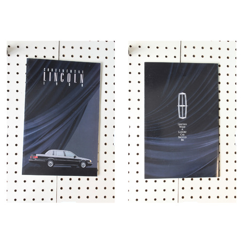 1990 Lincoln Continental Brochure  27 Pages