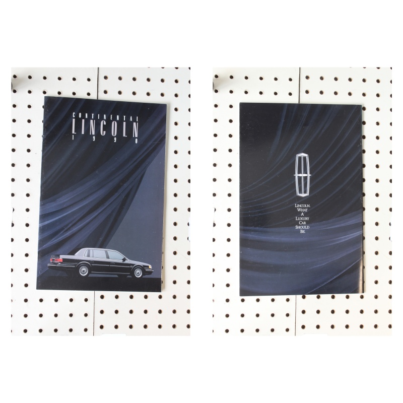 1990 Lincoln Continental Brochure  27 Pages