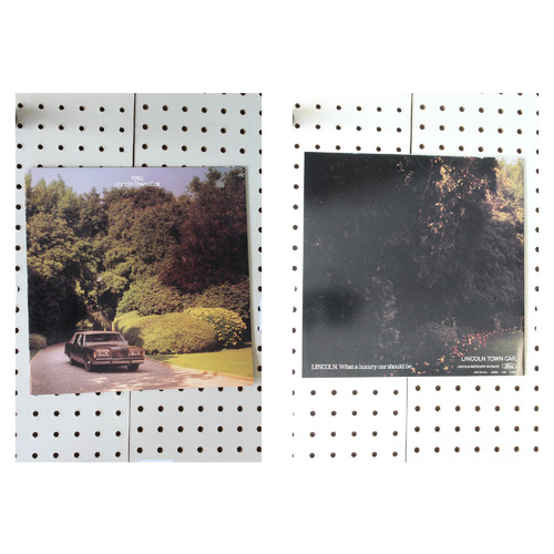 1986 Lincoln Town Car Brochure  20 Pages