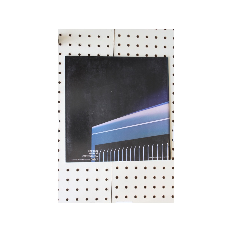 1983 Lincoln  Brochure Product Line-Up  50 Pages