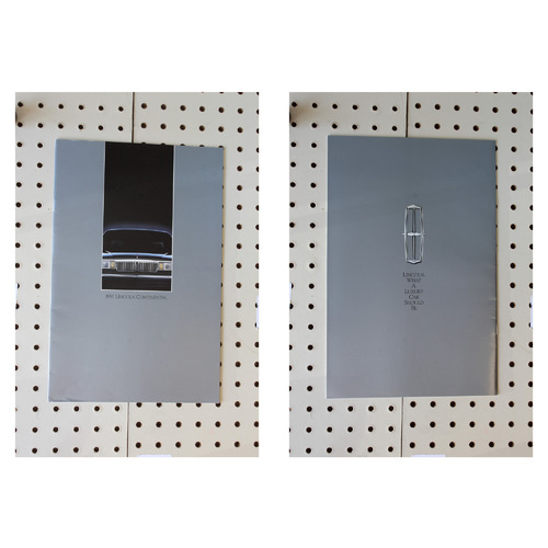 1991 Lincoln Continental Brochure  25 Pages